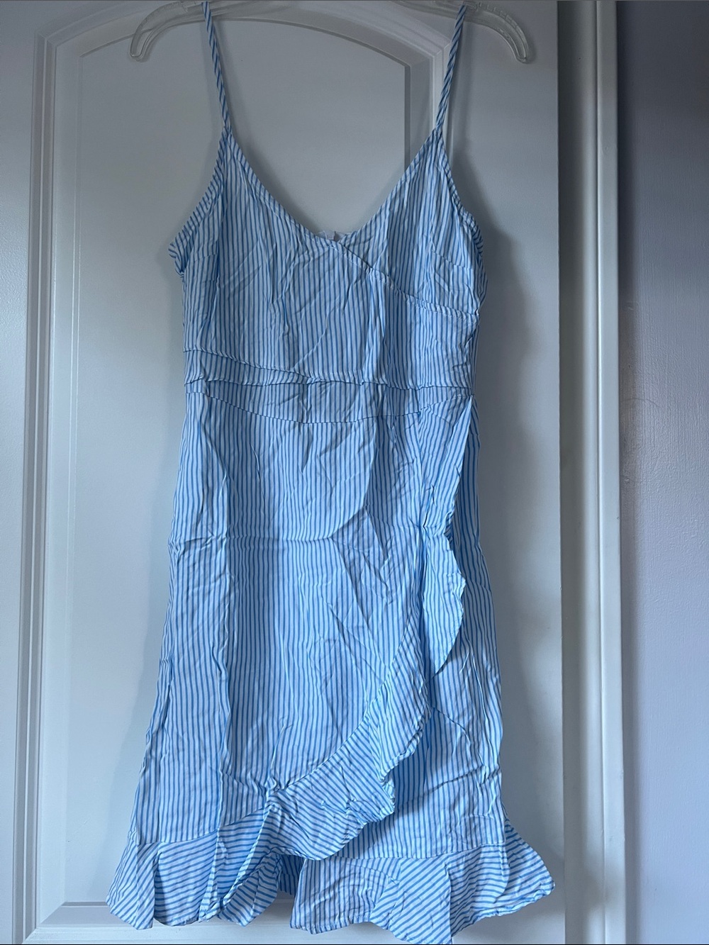 NWOT H&M Blue and White Striped Sundress